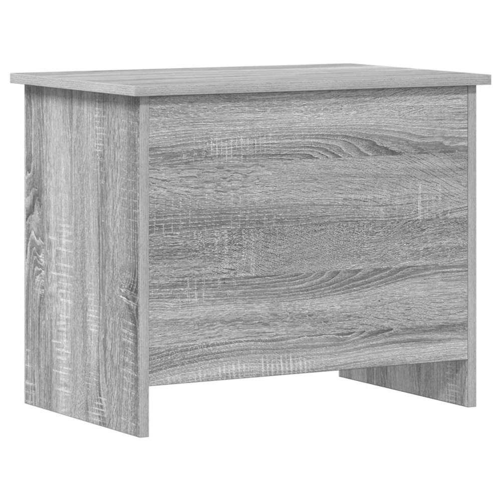 Produktbild för Förvaringskista Grå Sonoma 60 x 40 x 50 cm Konstruerat trä