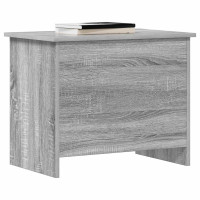 Produktbild för Förvaringskista Grå Sonoma 60 x 40 x 50 cm Konstruerat trä
