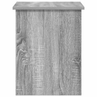Produktbild för Förvaringskista Grå Sonoma 60 x 40 x 50 cm Konstruerat trä