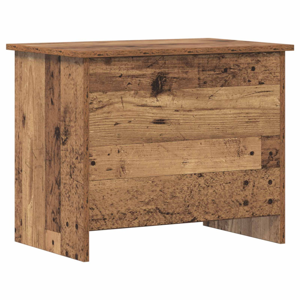 Produktbild för Förvaringskista Gammalt trä 60 x 40 x 50 cm Konstruerat trä
