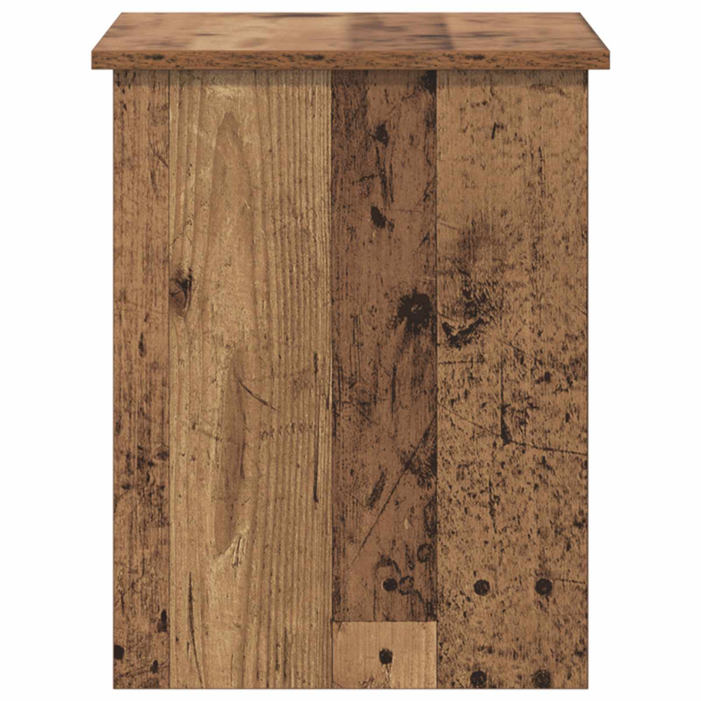 Produktbild för Förvaringskista Gammalt trä 60 x 40 x 50 cm Konstruerat trä