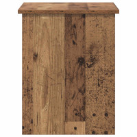 Produktbild för Förvaringskista Gammalt trä 60 x 40 x 50 cm Konstruerat trä