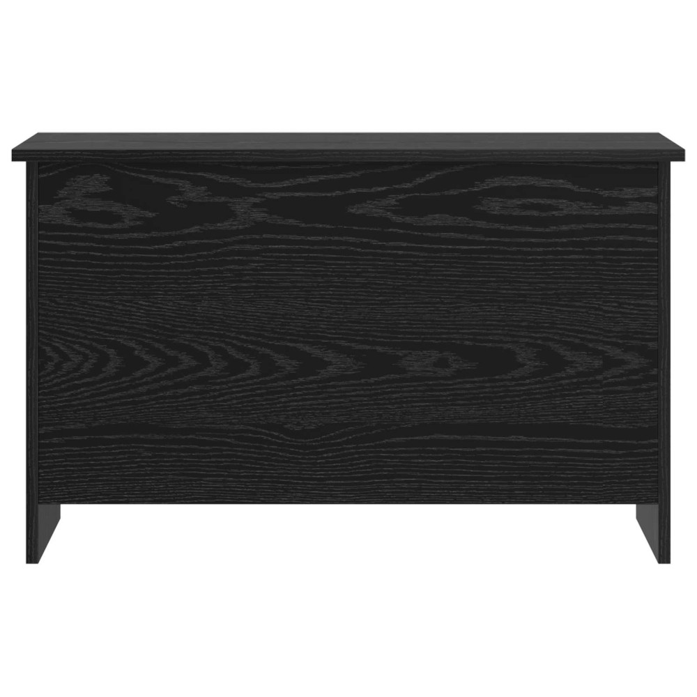 Produktbild för Förvaringskista Svart ek 80 x 40 x 50 cm Konstruerat trä