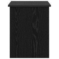 Produktbild för Förvaringskista Svart ek 80 x 40 x 50 cm Konstruerat trä