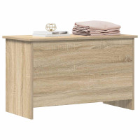 Produktbild för Förvaringskista Sonoma-ek 80 x 40 x 50 cm Konstruerat trä