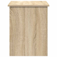 Produktbild för Förvaringskista Sonoma-ek 80 x 40 x 50 cm Konstruerat trä