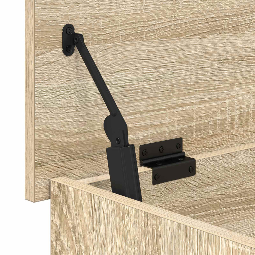 Produktbild för Förvaringskista Sonoma-ek 80 x 40 x 50 cm Konstruerat trä