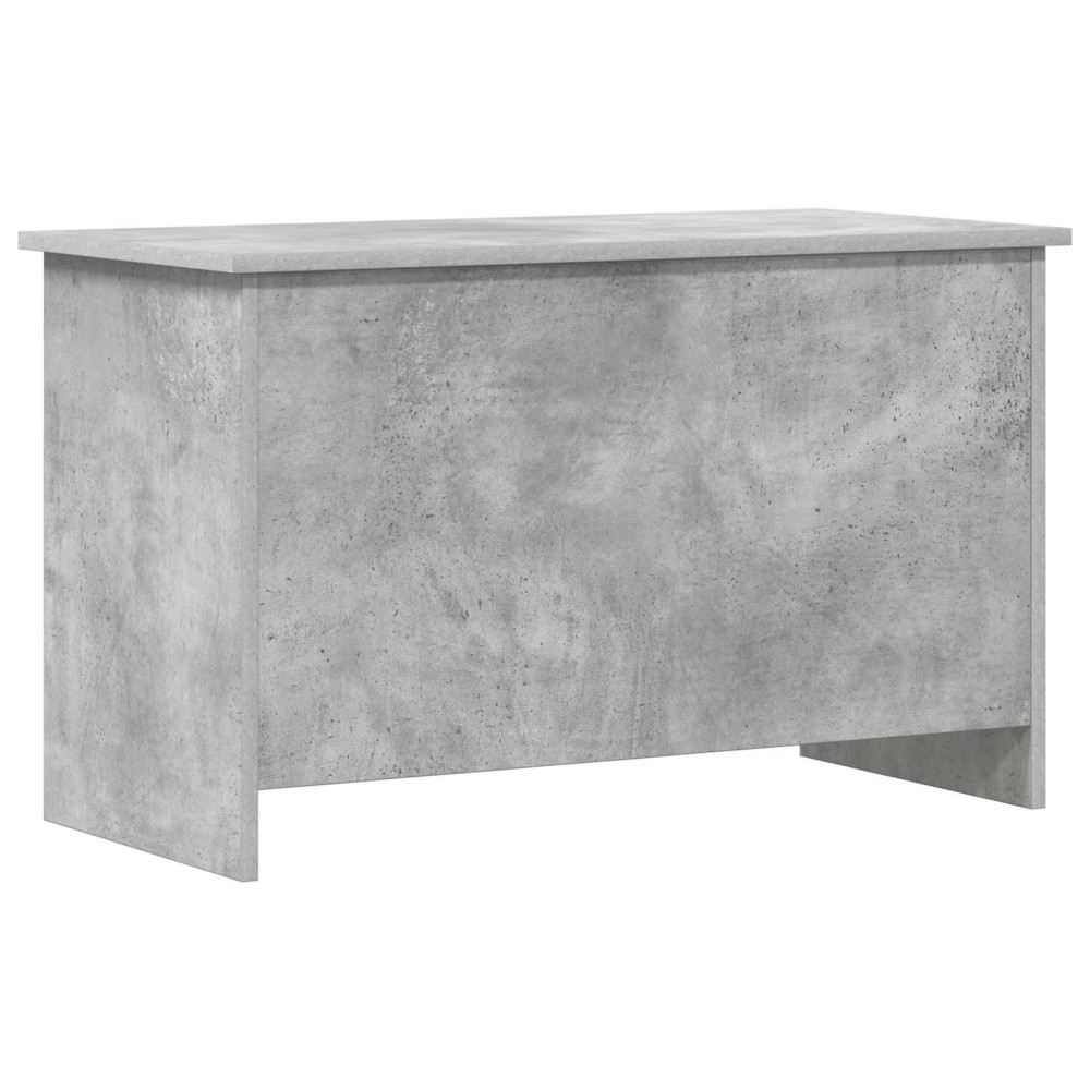 Produktbild för Förvaringskista Betonggrå 80 x 40 x 50 cm Konstruerat trä