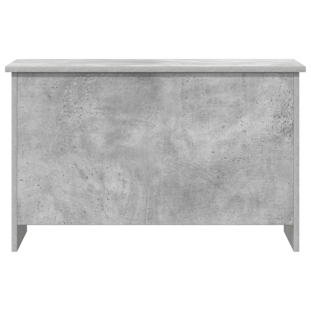 Produktbild för Förvaringskista Betonggrå 80 x 40 x 50 cm Konstruerat trä