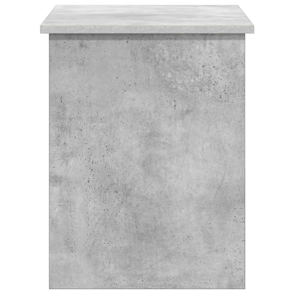 Produktbild för Förvaringskista Betonggrå 80 x 40 x 50 cm Konstruerat trä