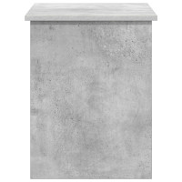 Produktbild för Förvaringskista Betonggrå 80 x 40 x 50 cm Konstruerat trä