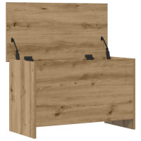 Produktbild för Förvaringskista Artisan-ek 80 x 40 x 50 cm Konstruerat trä