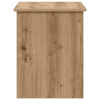 Produktbild för Förvaringskista Artisan-ek 80 x 40 x 50 cm Konstruerat trä