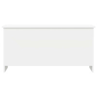 Produktbild för Förvaringskista Vit 100 x 40 x 50 cm Konstruerat trä