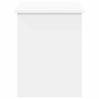 Produktbild för Förvaringskista Vit 100 x 40 x 50 cm Konstruerat trä