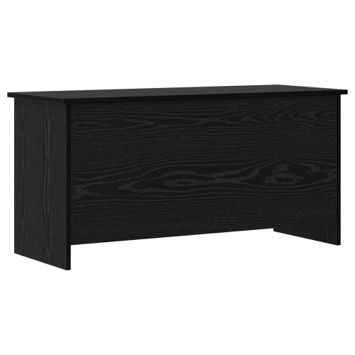 vidaXL Förvaringskista Svart ek 100 x 40 x 50 cm Konstruerat trä