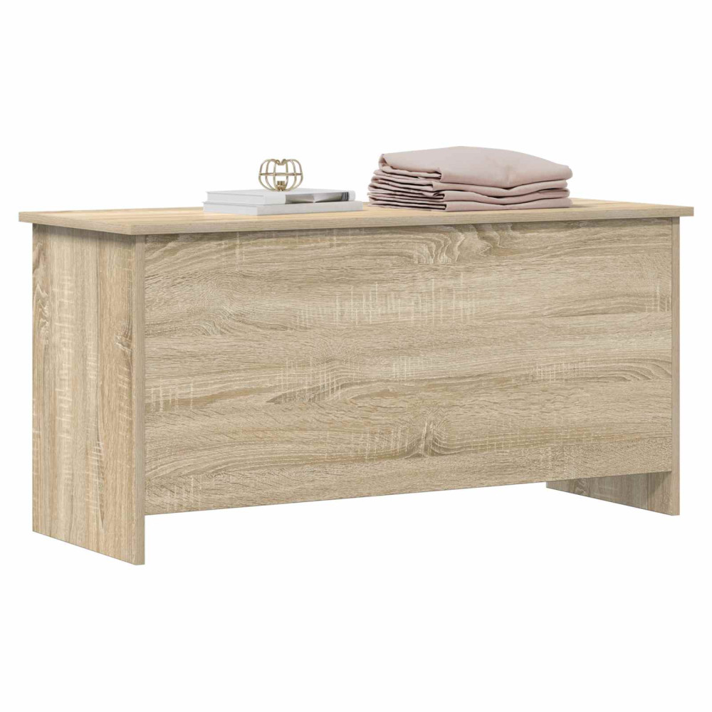 Produktbild för Förvaringskista Sonoma-ek 100 x 40 x 50 cm Konstruerat trä