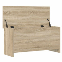 Produktbild för Förvaringskista Sonoma-ek 100 x 40 x 50 cm Konstruerat trä