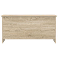 Produktbild för Förvaringskista Sonoma-ek 100 x 40 x 50 cm Konstruerat trä