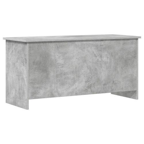 vidaXL Förvaringskista Betonggrå 100 x 40 x 50 cm Konstruerat trä