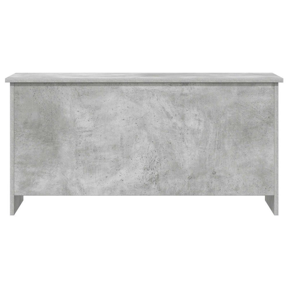 Produktbild för Förvaringskista Betonggrå 100 x 40 x 50 cm Konstruerat trä