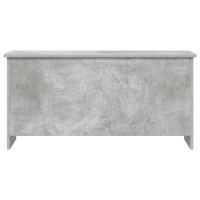 Produktbild för Förvaringskista Betonggrå 100 x 40 x 50 cm Konstruerat trä