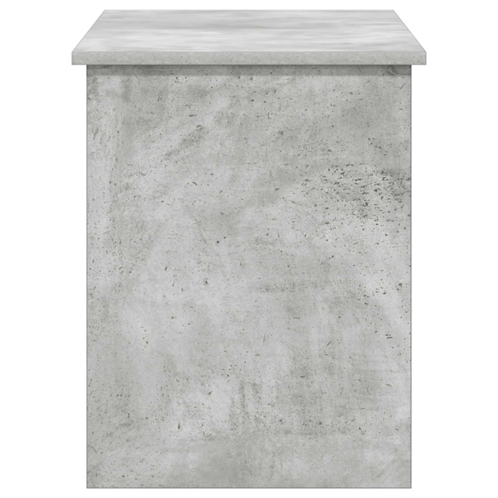 Produktbild för Förvaringskista Betonggrå 100 x 40 x 50 cm Konstruerat trä
