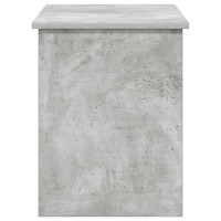 Produktbild för Förvaringskista Betonggrå 100 x 40 x 50 cm Konstruerat trä