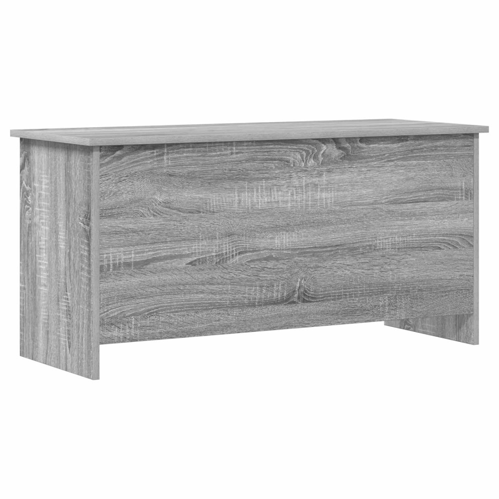 Produktbild för Förvaringskista Grå Sonoma 100 x 40 x 50 cm Konstruerat trä