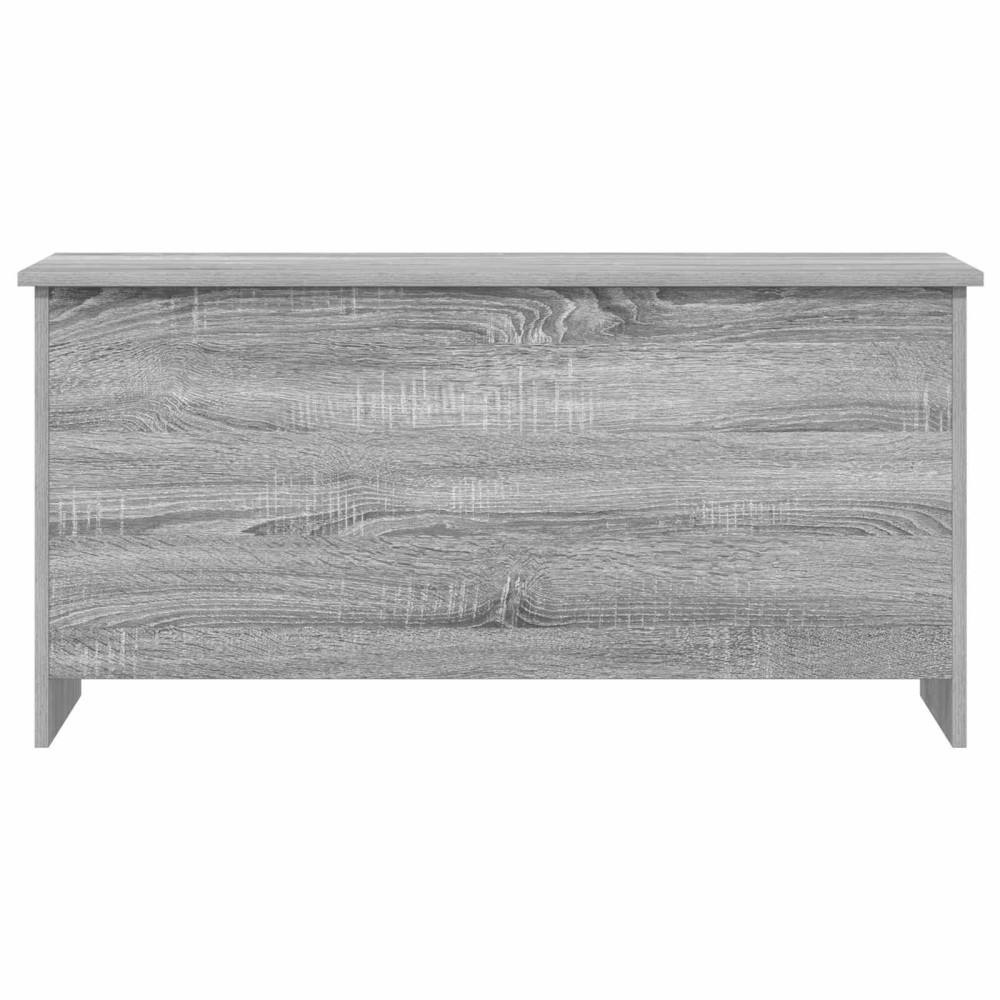 Produktbild för Förvaringskista Grå Sonoma 100 x 40 x 50 cm Konstruerat trä