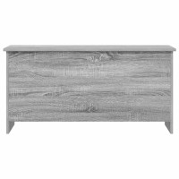 Produktbild för Förvaringskista Grå Sonoma 100 x 40 x 50 cm Konstruerat trä