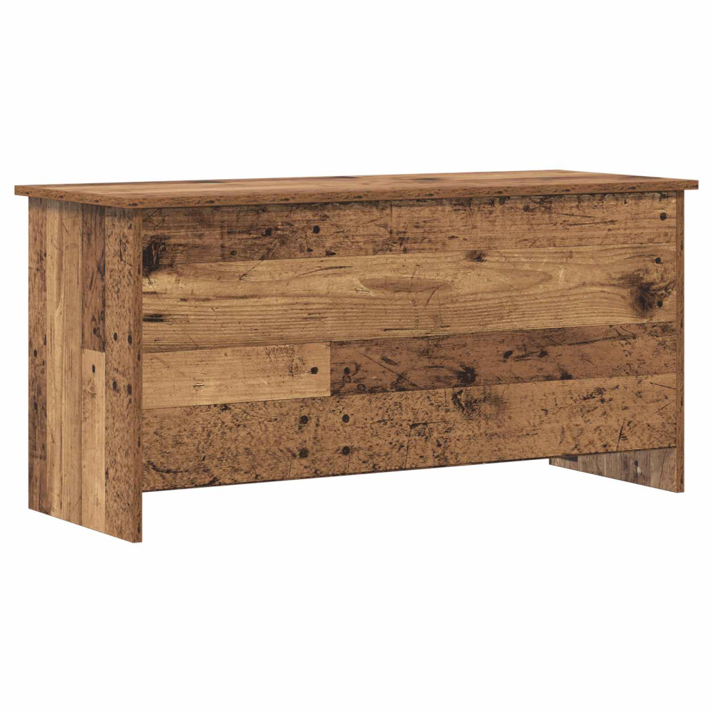 Produktbild för Förvaringskista Gammalt trä 100 x 40 x 50 cm Konstruerat trä