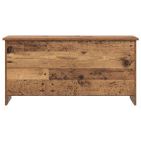 Produktbild för Förvaringskista Gammalt trä 100 x 40 x 50 cm Konstruerat trä