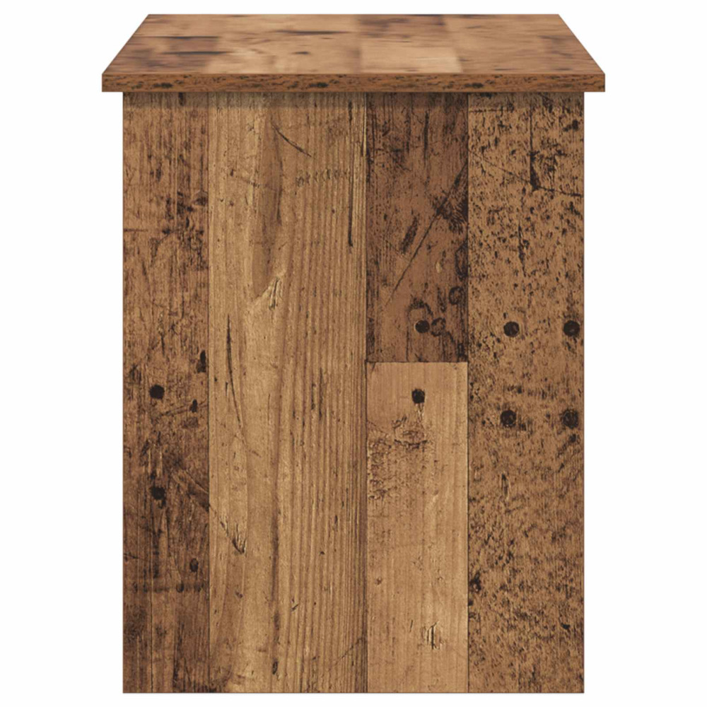 Produktbild för Förvaringskista Gammalt trä 100 x 40 x 50 cm Konstruerat trä