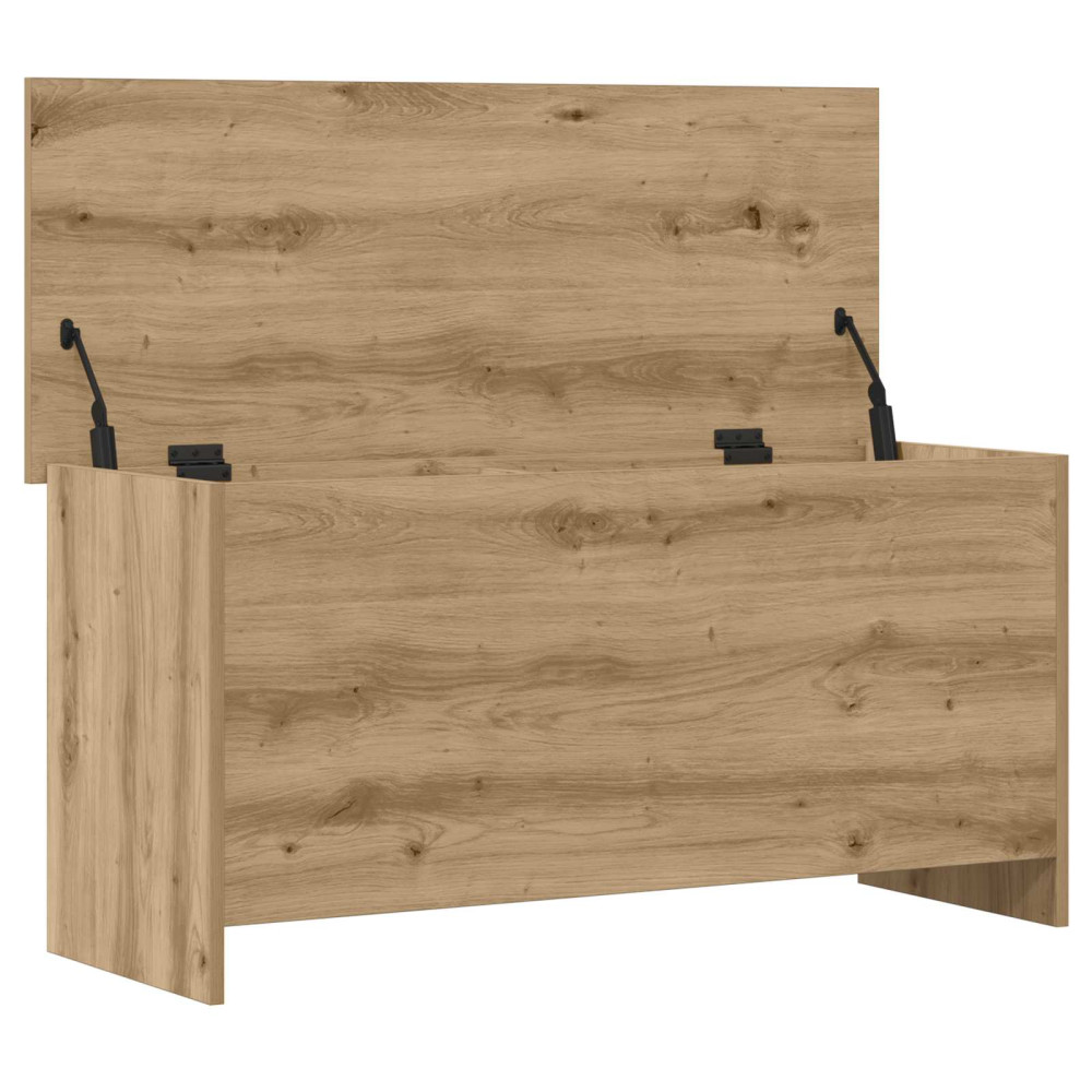 Produktbild för Förvaringskista Artisan-ek 100 x 40 x 50 cm Konstruerat trä