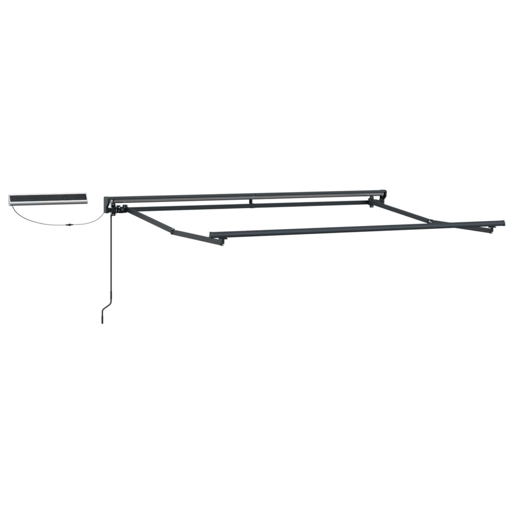 Produktbild för Elektrisk Retraktabel Markis Gul, Orange, Antracit 3 x 2 m