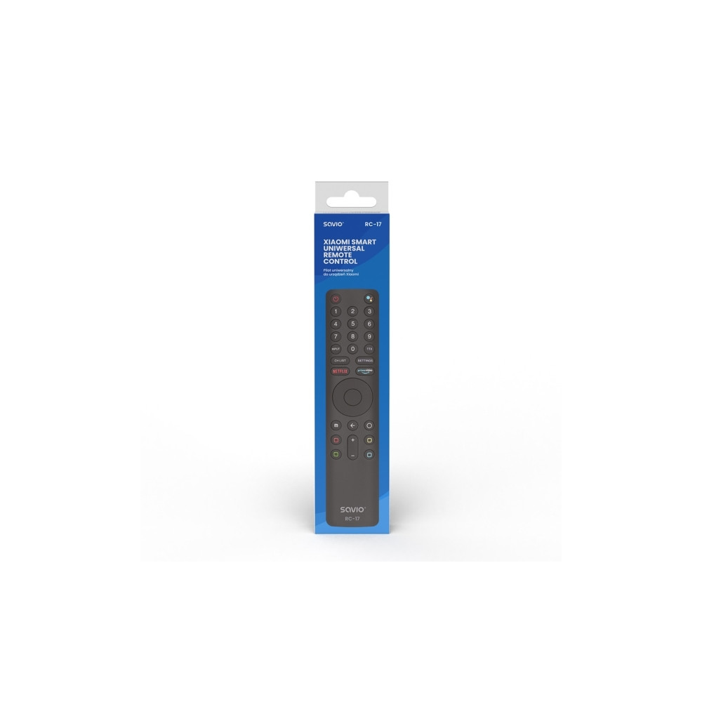 Produktbild för Savio SAVPILOTRC17 XIAOMI, TV, IR/Bluetooth, Tryckknappar, S...