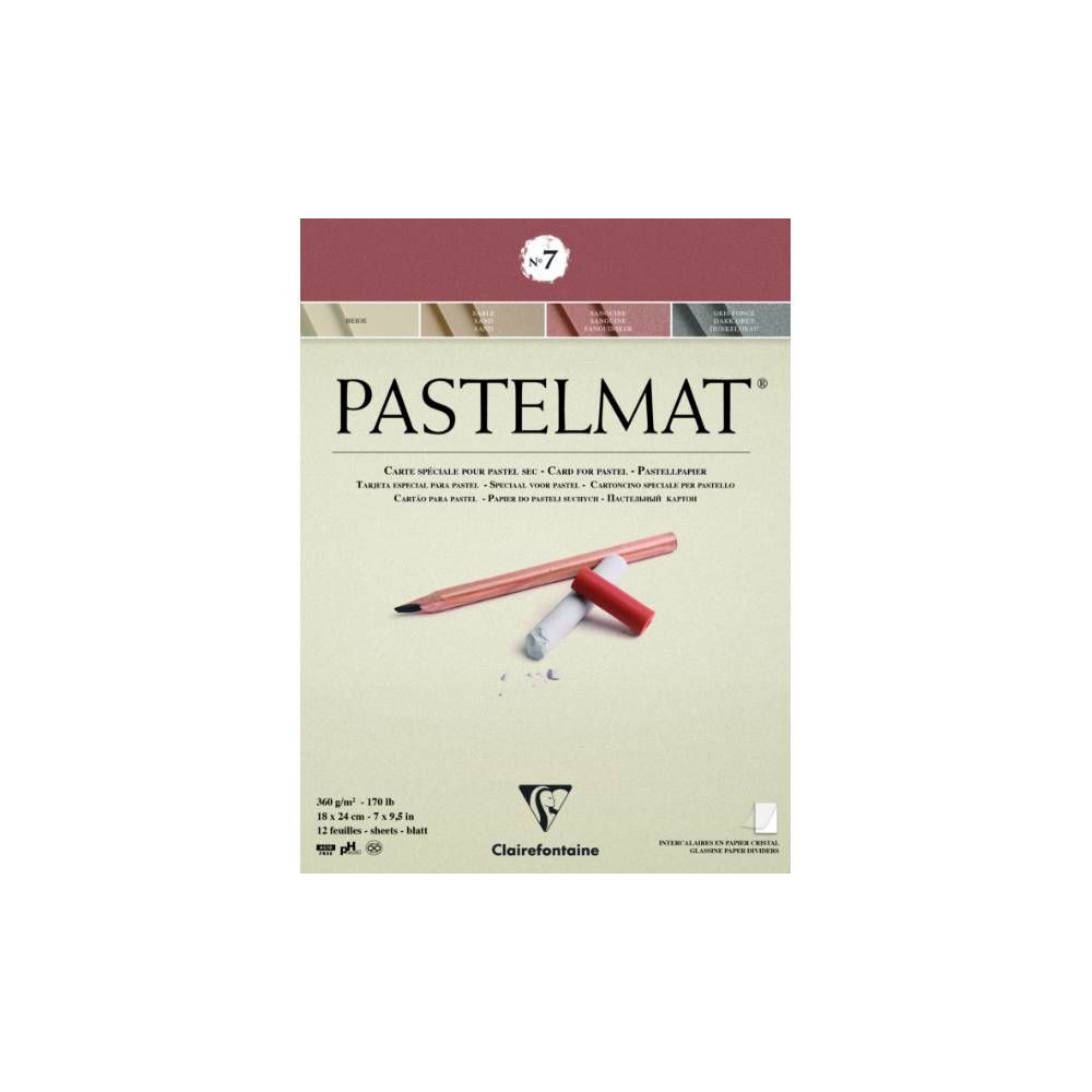 Produktbild för Clairefontaine PASTELMAT-papper nr 7