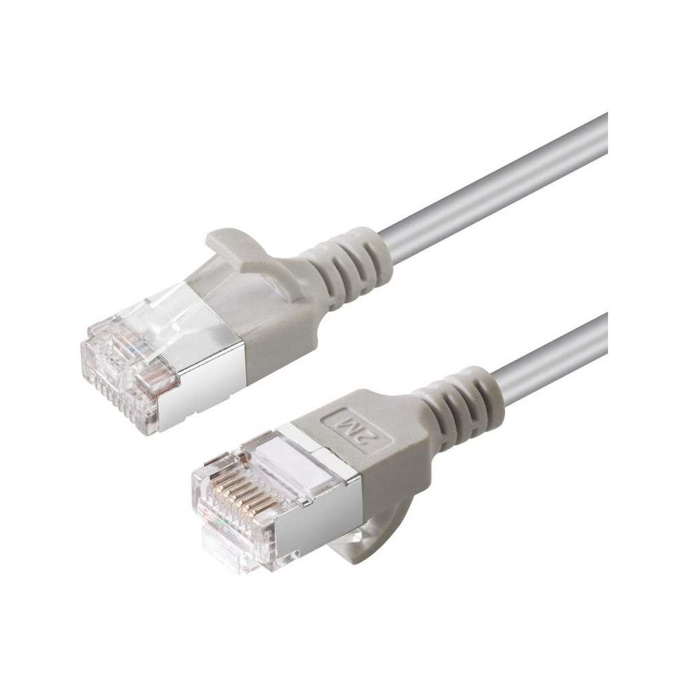 Produktbild för MicroConnect nätverkskabel - 15 cm - grå