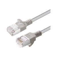 Produktbild för MicroConnect nätverkskabel - 15 cm - grå