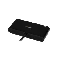 Produktbild för StarTech.com 3-ports USB-C-hubb med Gigabit Ethernet och 60 W strömförsörjning Pass-through laddning av bärbar dator - USB-C till 3x USB-A (USB 3.0 SuperSpeed 5 Gbps) - USB 3.1/3.2 Gen 1 Type-C adapterhubb - hubb - 3 portar