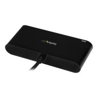 Produktbild för StarTech.com 3-ports USB-C-hubb med Gigabit Ethernet och 60 W strömförsörjning Pass-through laddning av bärbar dator - USB-C till 3x USB-A (USB 3.0 SuperSpeed 5 Gbps) - USB 3.1/3.2 Gen 1 Type-C adapterhubb - hubb - 3 portar