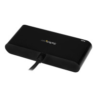 Produktbild för StarTech.com 3-ports USB-C-hubb med Gigabit Ethernet och 60 W strömförsörjning Pass-through laddning av bärbar dator - USB-C till 3x USB-A (USB 3.0 SuperSpeed 5 Gbps) - USB 3.1/3.2 Gen 1 Type-C adapterhubb - hubb - 3 portar