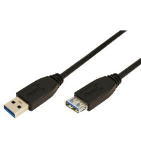 Produktbild för LogiLink - USB-förlängningskabel - USB typ A till USB typ A - 3 m