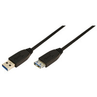 Produktbild för LogiLink - USB-förlängningskabel - USB typ A till USB typ A - 3 m