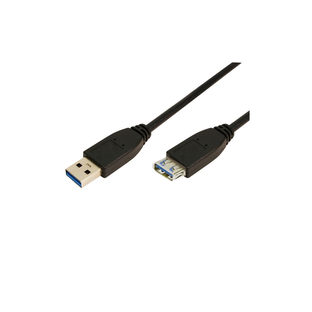 Produktbild för LogiLink - USB-förlängningskabel - USB typ A till USB typ A - 3 m