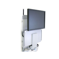 Produktbild för Ergotron StyleView monteringssats - för LCD-skärm/tangentbord/mus - patientrum - vit