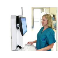 Produktbild för Ergotron StyleView monteringssats - för LCD-skärm/tangentbord/mus - patientrum - vit