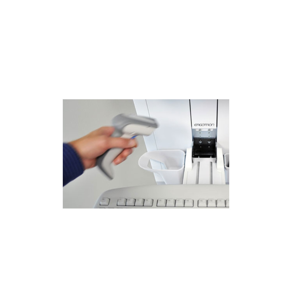 Produktbild för Ergotron StyleView monteringssats - för LCD-skärm/tangentbord/mus - patientrum - vit