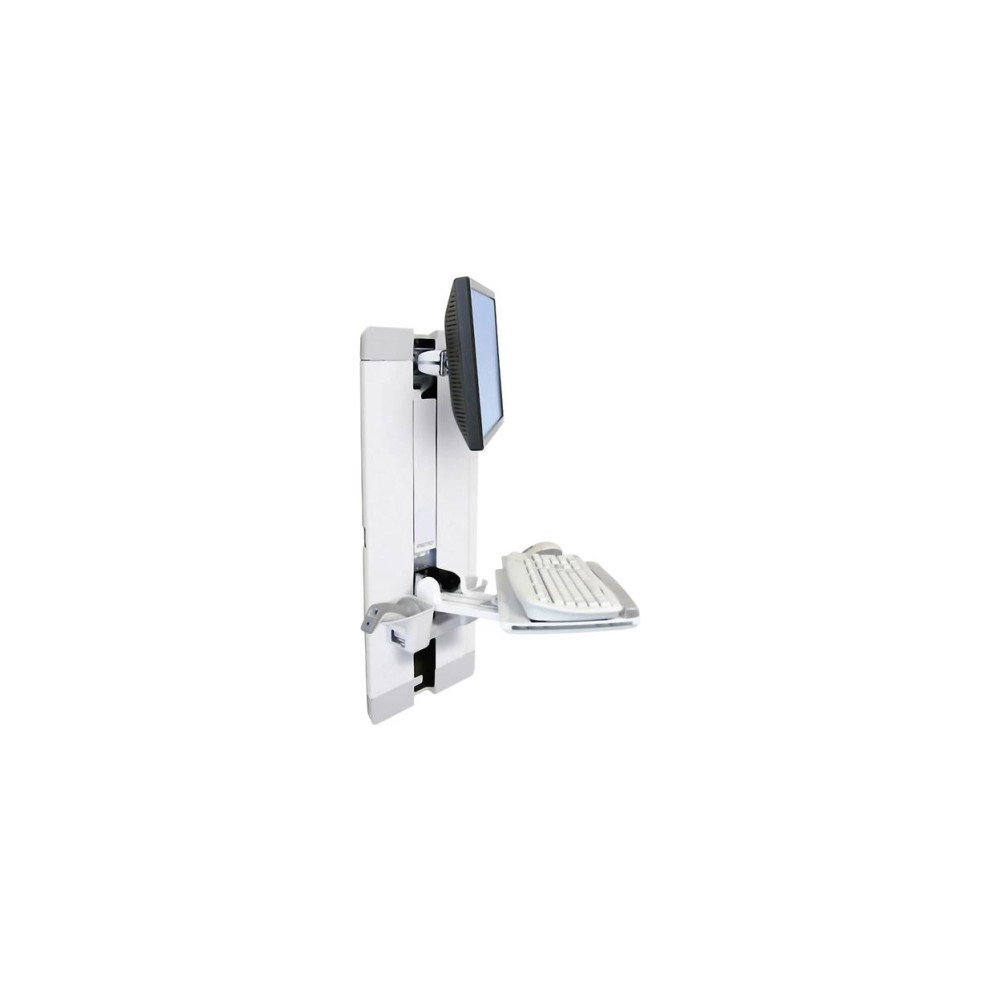 Produktbild för Ergotron StyleView monteringssats - för LCD-skärm/tangentbord/mus - patientrum - vit